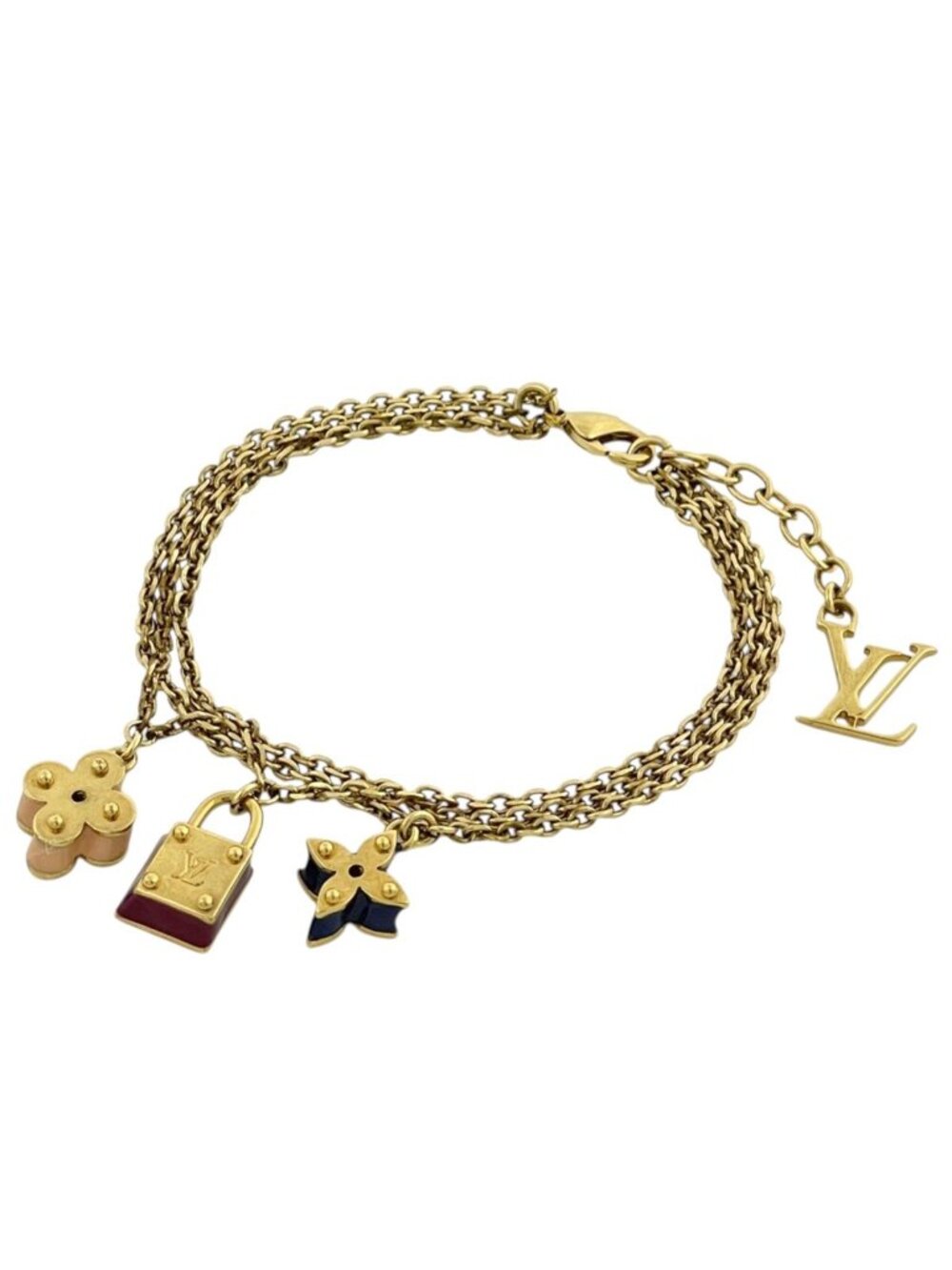 Louis Vuitton Bracelet Sweet Charm Gold Plated